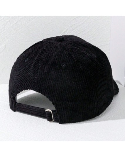 Cappello berretto con visiera  unisex velluto a costine