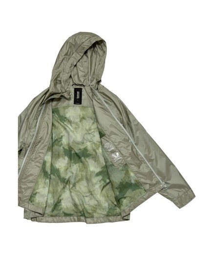 Parka corto Bomboogie GW8359 TFPB4 donna giacca nylon antipioggia antivento verde