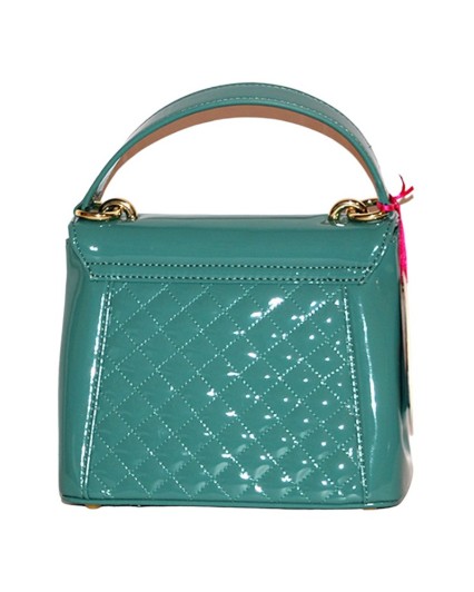Borsa Hoy Collection verde con tracolla catena borsetta a mano donna originale