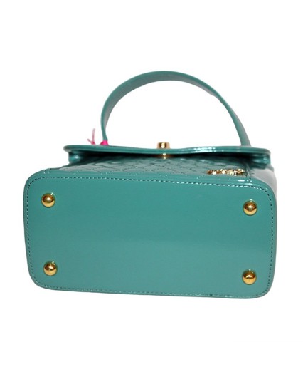 Borsa Hoy Collection verde con tracolla catena borsetta a mano donna originale
