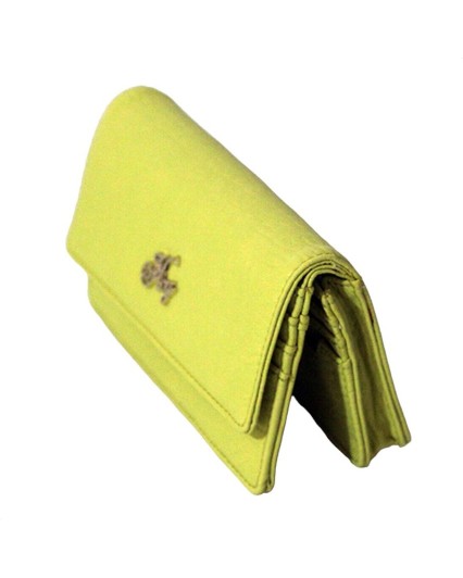 Portafoglio donna Hoy Collection portamonete borsellino giallo ecopelle card