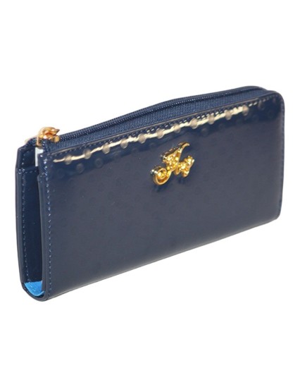 Portamonete HOY Collection portafoglio Patty Be Chic Blu vernice