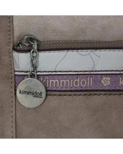 Borsa donna Kimmidoll tracolla bags beige marrone a spalla