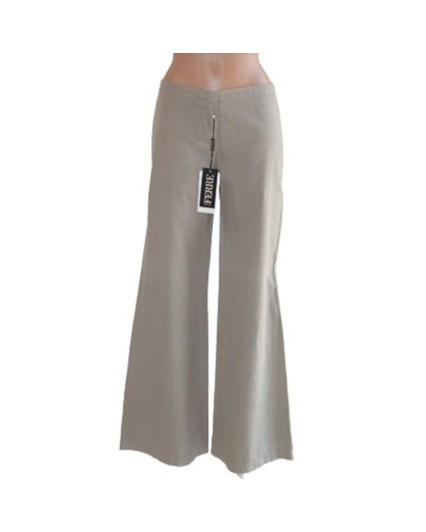 Pantalone Gianfranco Ferrè grigio zampa svasato donna cotone grey