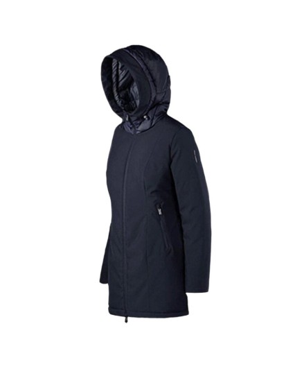 Bomboogie CW5242 TPLAC giacca donna parka piuma blu piumino lungo