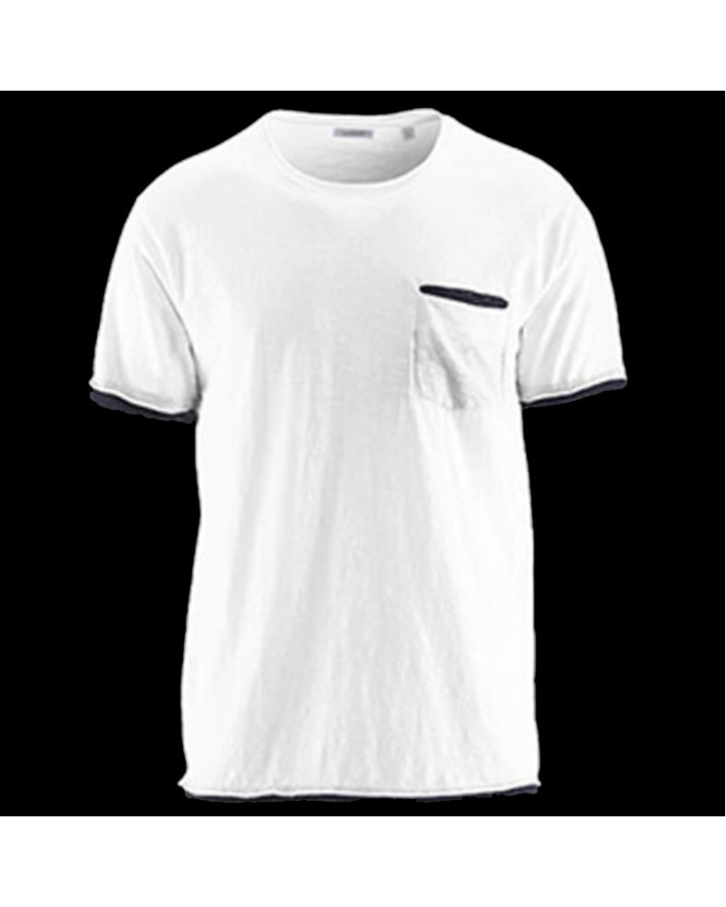 Bomboogie TM 4961 maglia uomo T shirt manica corta bianco cotone