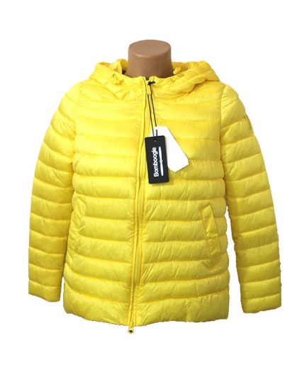 Giacca Bomboogie GW7306 donna piumino giallo 100 grammi leggero cappuccio