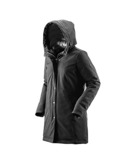 Giacca Bomboogie CW3994TLAP Giaccone Parka grigio grey donna vera piuma