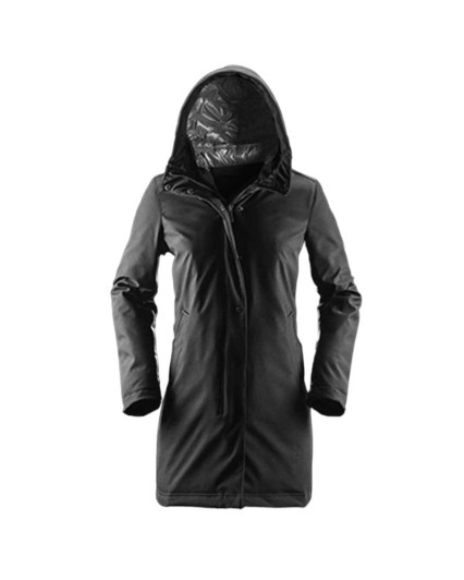 Giacca Bomboogie CW3994TLAP Giaccone Parka grigio grey donna vera piuma