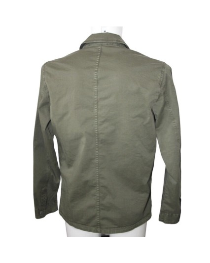 Giacca Bomboogie JM7276 camicia uomo cotone verde militare