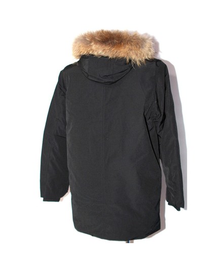 Parka Bomboogie CM083P Uomo nero giacca giaccone piuma cappuccio pelliccia black