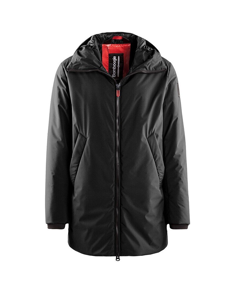 Piumino Bomboogie CM6759 TD2 uomo CM6759 TD2 Seoul Padded Jacket nero giaccone cappuccio