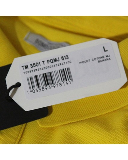 Polo Bomboogie TM3501T t shirt uomo giallo manica corta