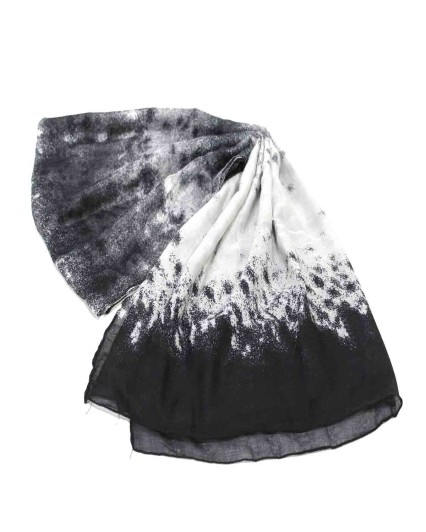 Sciarpa Roncato 46-94-29 pashmina donna nero viscosa e lana