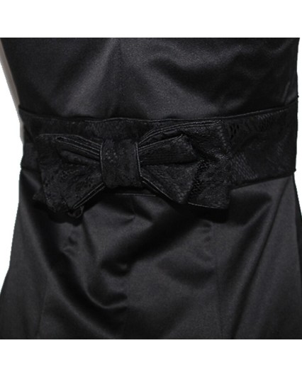 Abito Malibù vestito tubino nero donna