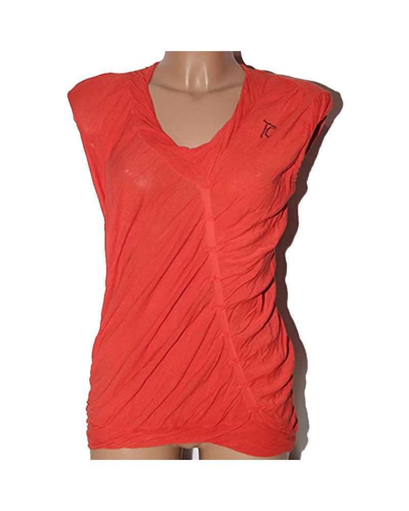 Maglia Tricot Chic arancione t-shirt donna