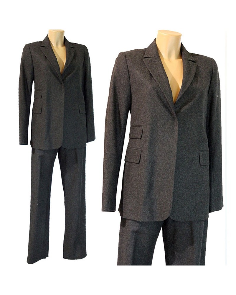 Tailleur Naf Naf completo giacca e pantalone grigio donna