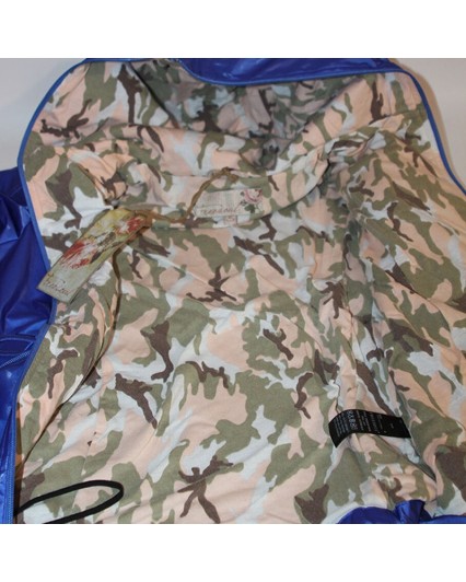 Giacca Freesoul giubbino donna blu azzurro militare originale