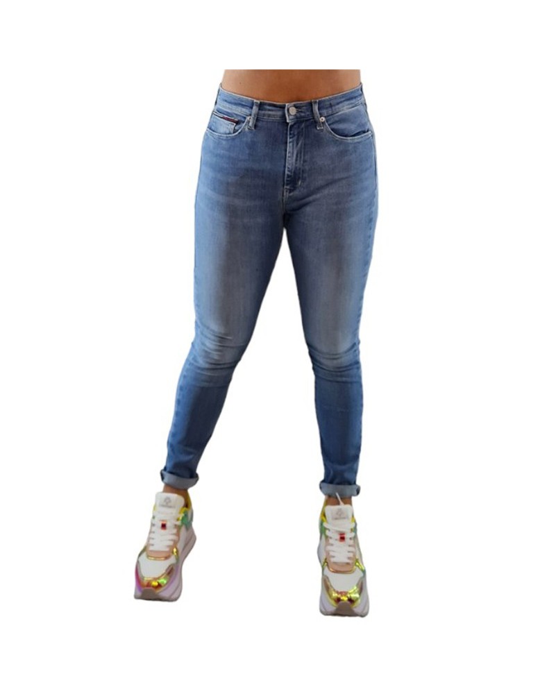 Jeans TOMMY JEANS DW0DW014826 Sylvia donna denim light